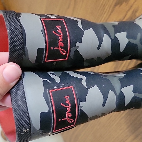 Joules Shark Boots Unisex Wellies - Picture 4 of 9